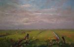 Verkocht.Schulman.David Schulman.1881-1966. Zicht op IJsselmeer. 